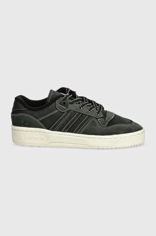 Замшевые кроссовки adidas Originals Rivalry Low цвет чёрный IF4657