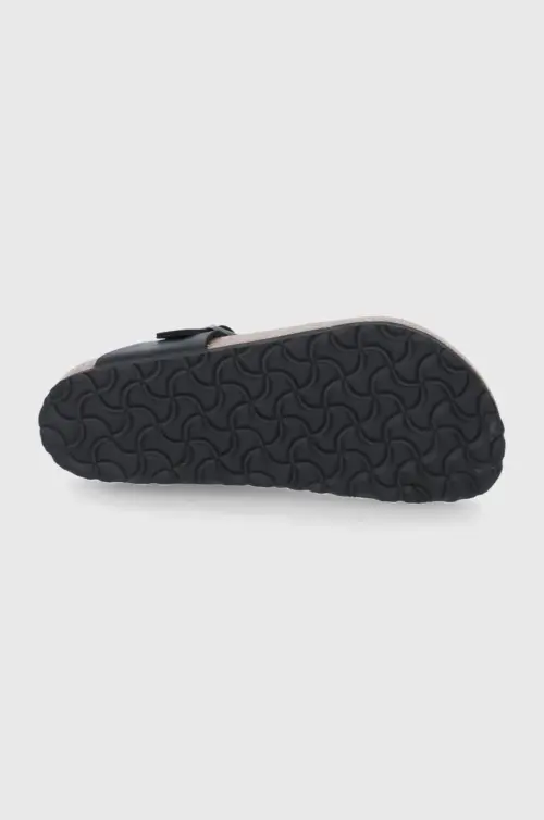 Вьетнамки из нубука Birkenstock Gizeh цвет чёрный