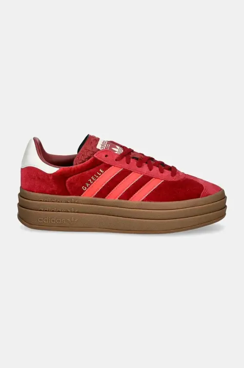 Кроссовки adidas Originals Gazelle Bold W цвет бордовый IG4388