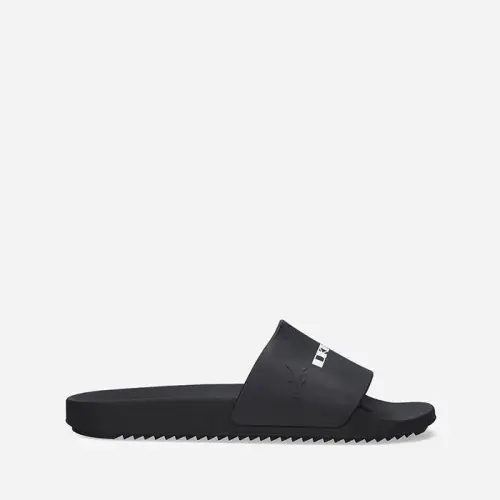 Шлепанцы Rick Owens Rubber Slide DU02A3812 RUBEP9 BLACK/MILK