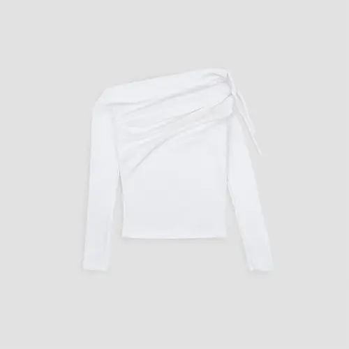 Лонгслив Tassha Yu Assymetry Longsleeve Milk White 