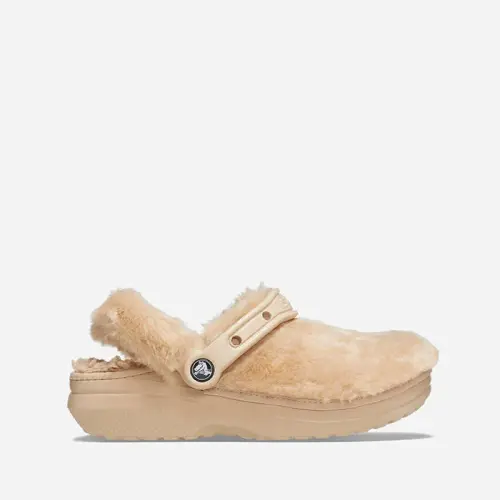Шлепанцы Женские Crocs Classic Fur 207303 CHAI
