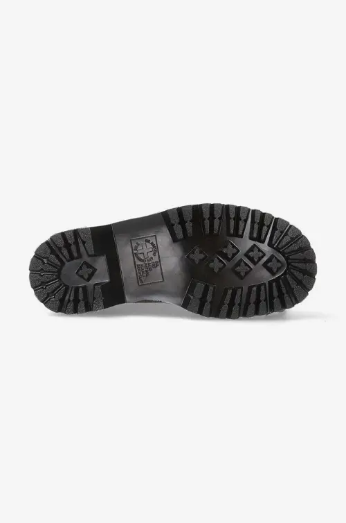 Замшевые ботинки Rick Owens Fur Boots x Dr. Martens женские цвет серый на платформе DW02B3801.0049.PEARL-Grey