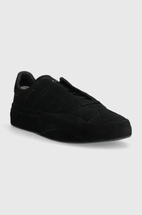 Замшевые кроссовки Y-3 Gazelle цвет чёрный IE3239