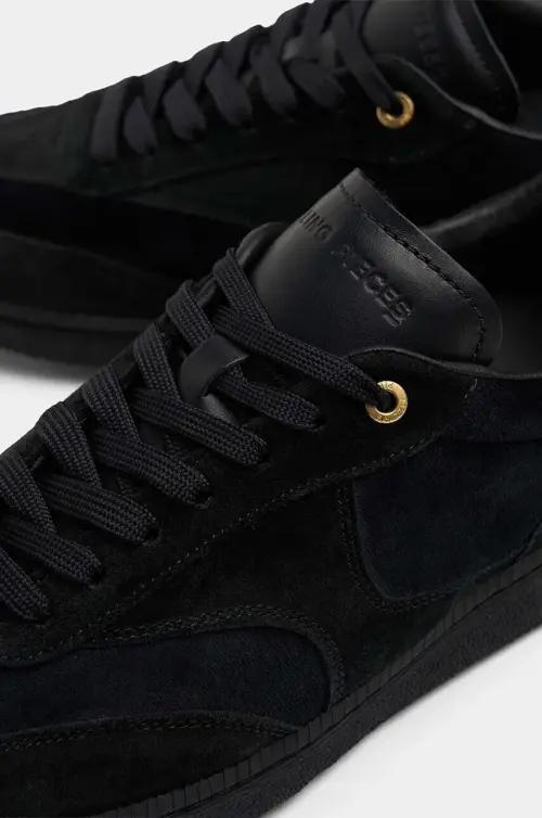 Замшевые кроссовки Filling Pieces Sprinter цвет чёрный 68625752200