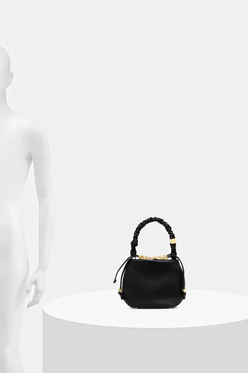 Сумочка GANNI Bou Bucket Bag цвет чёрный