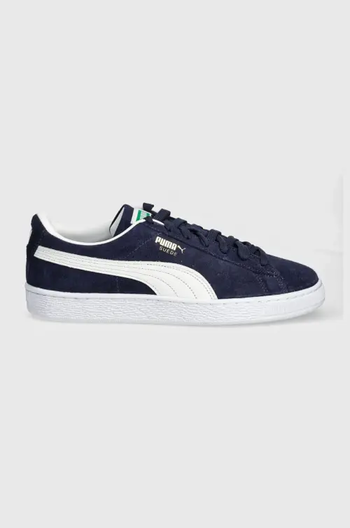 Замшевые кроссовки Puma Suede Classic цвет синий 399781