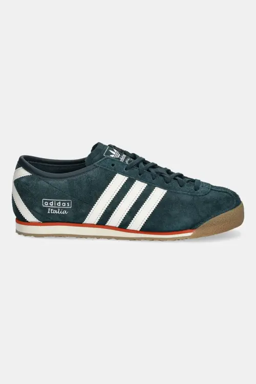 Замшевые кроссовки adidas Originals Italia 70s W цвет зелёный JQ6928