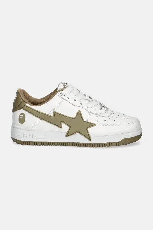 Кроссовки A Bathing Ape STA OS #2 L цвет бежевый 1K20291313