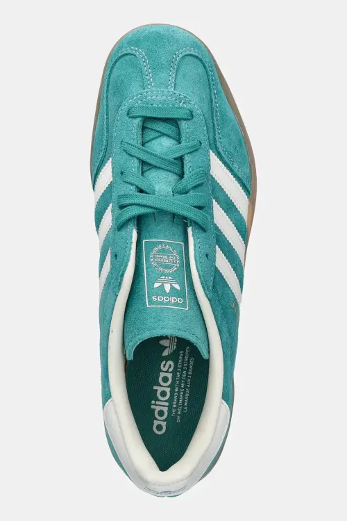 Кроссовки adidas Originals Gazelle Indoor цвет бирюзовый