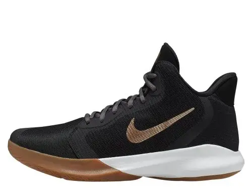 NIKE AIR PRECISION III BLACK METALLIC GOLD