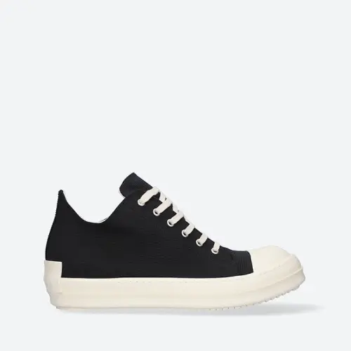 Кроссовки Rick Owens Low Sneaks DU02A3802 FCEH2 BLACK/MILK/MILK