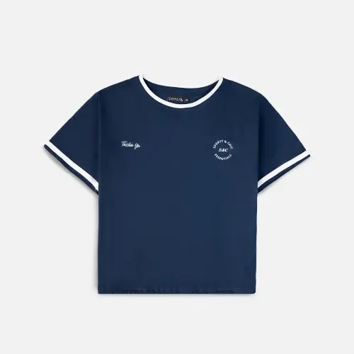Майка Tassha Yu S&C Teamka Cropped Tee Space 