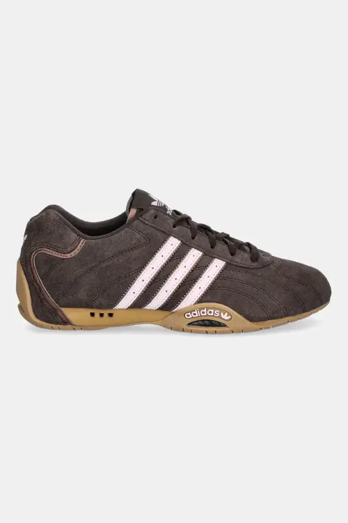 Кожаные кроссовки adidas Originals Adiracer LO цвет коричневый JR8867