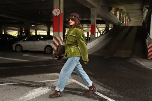 Жакет Tassha Yu Shortcut Jacket Emerald Moss