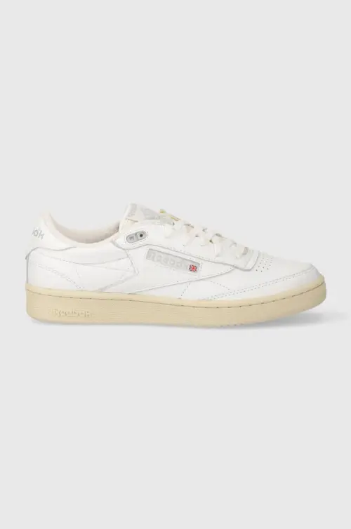 Кожаные кроссовки Reebok Classic Club C 85 Vintage цвет белый 100033001