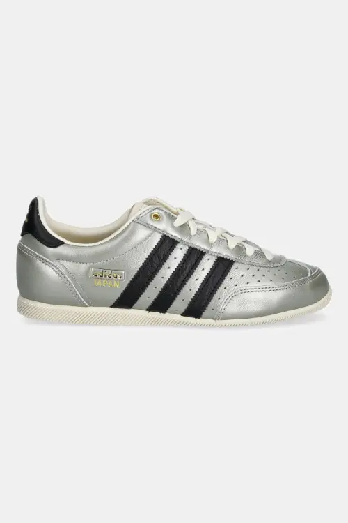 Кожаные кроссовки adidas Originals Japan W цвет серый JS4015