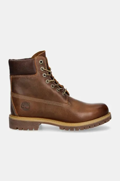 Кожаные ботинки Timberland 6In Premium мужские цвет коричневый TB1270942141
