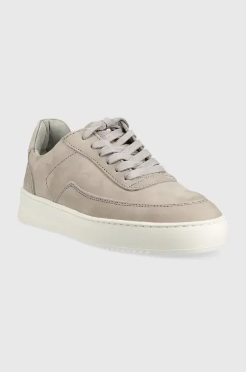 Замшевые кроссовки Filling Pieces Mondo 2.0 Ripple Nubuck цвет серый 39922841878 39922841878-1878
