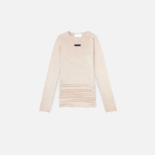 Лонгслив Tassha Yu Minimal Longsleeve Sheer Sand 