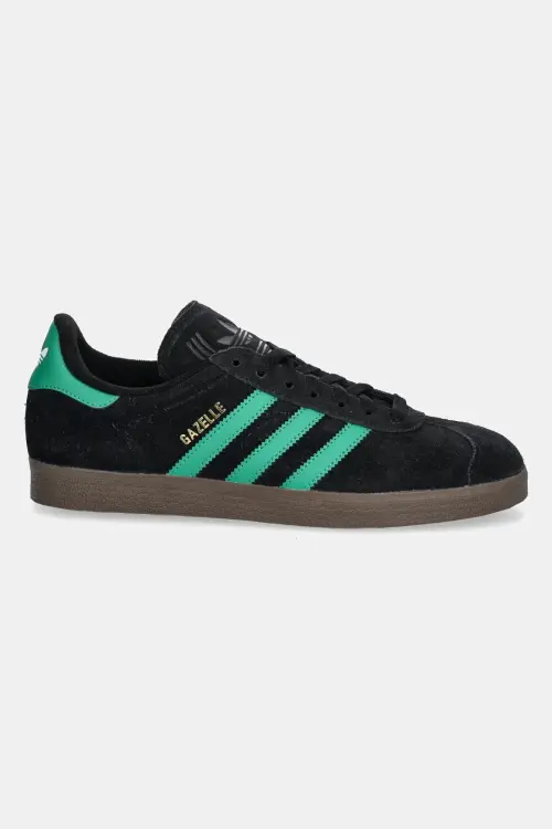 Замшевые кроссовки adidas Originals Gazelle мужской цвет чёрный JH5394