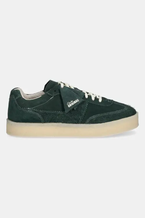 Замшевые кроссовки Clarks Originals Tor 80 мужские цвет зелёный 26180191