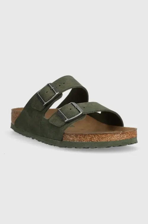 Шлепанцы Birkenstock Arizona мужские цвет зелёный 1024550