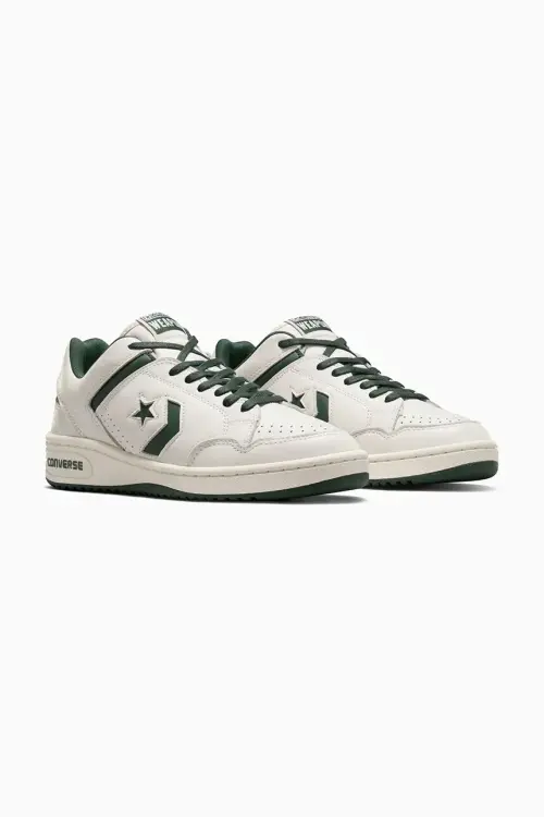Кожаные кроссовки Converse Weapon Old Money цвет белый A11212C