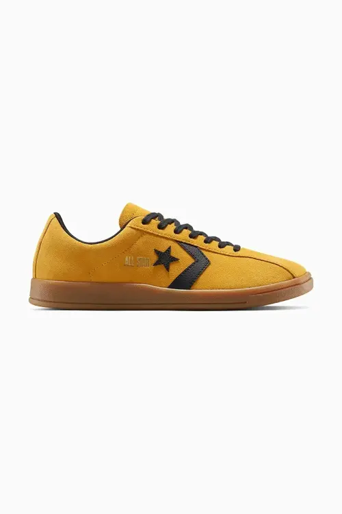 Кожаные кроссовки Converse All Star Classic Trainer цвет жёлтый