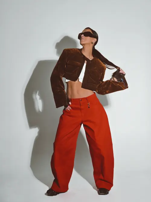 Жакет Tassha Yu Shortcut Jacket Wet Wood