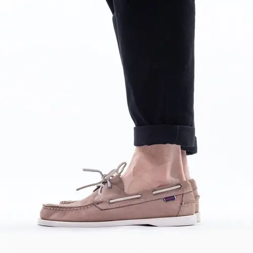 Mokasyny Sebago Docksides Portland Nubuck 7000GA0 Brown Taupe
