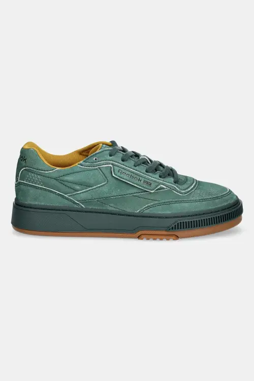 Кожаные кроссовки Reebok LTD Club C LTD цвет зелёный RMIA04DC99LEA00I5254