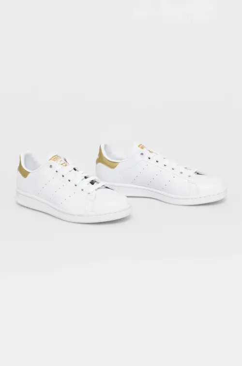 Ботинки adidas Originals цвет белый на плоском ходу G58184-WHT/GLDM