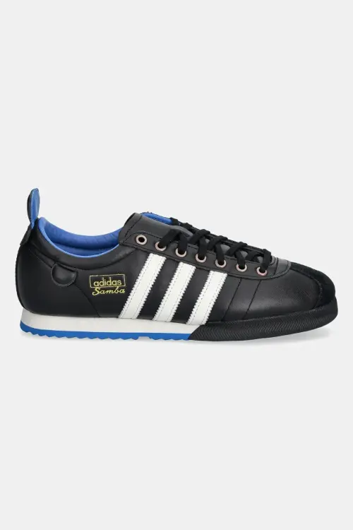 Кожаные кроссовки adidas Originals Samba 62 цвет чёрный IH8603
