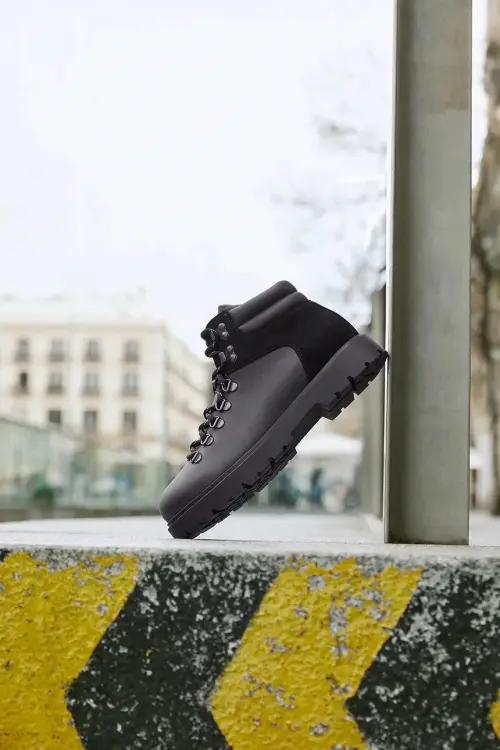 Высокие кожаные ботинки Birkenstock Jackson 2.0 цвет чёрный