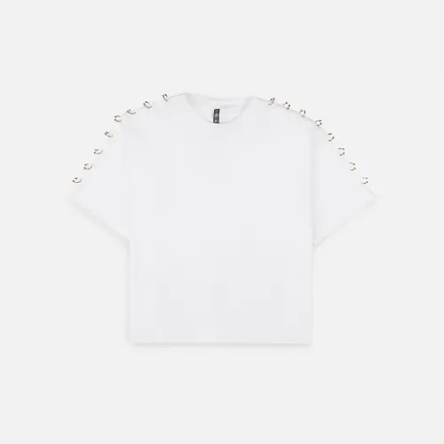 Футболка Tassha Yu Piercing Tee Milk White 