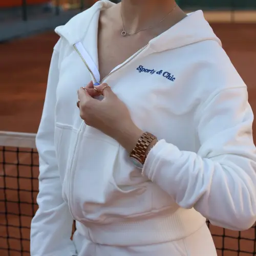 Худи Tassha Yu S&C Zip Hoodie Milk White 
