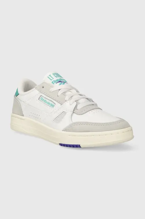 Кожаные кроссовки Reebok LT COURT цвет белый IE9386