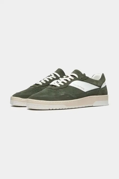 Замшевые кроссовки Filling Pieces Ace Spin цвет зелёный 70033491286