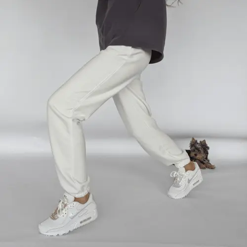 Tassha Yu Essential Joggers TH Milk White 