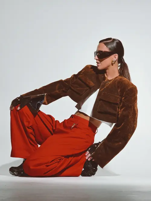 Жакет Tassha Yu Shortcut Jacket Wet Wood