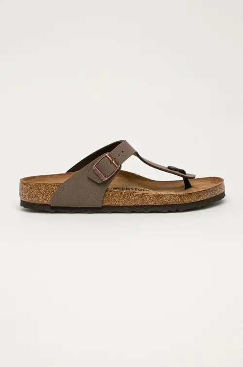 Вьетнамки Birkenstock Gizeh мужские цвет коричневый 43751.M
