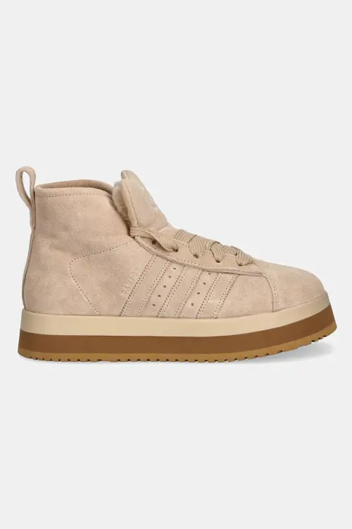 Замшевые кроссовки adidas Originals Campus 00s WTR MD цвет бежевый JR3735