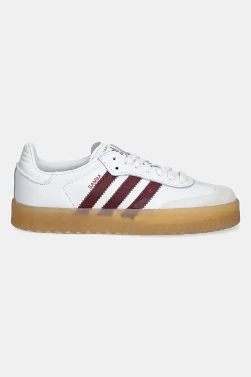 Кожаные кроссовки adidas Originals Sambae цвет белый JP5610