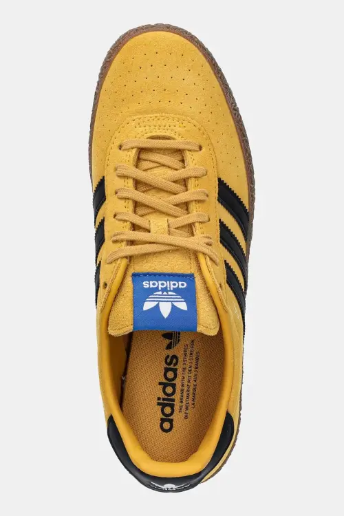 Замшевые кроссовки adidas Originals Montreal RM цвет жёлтый
