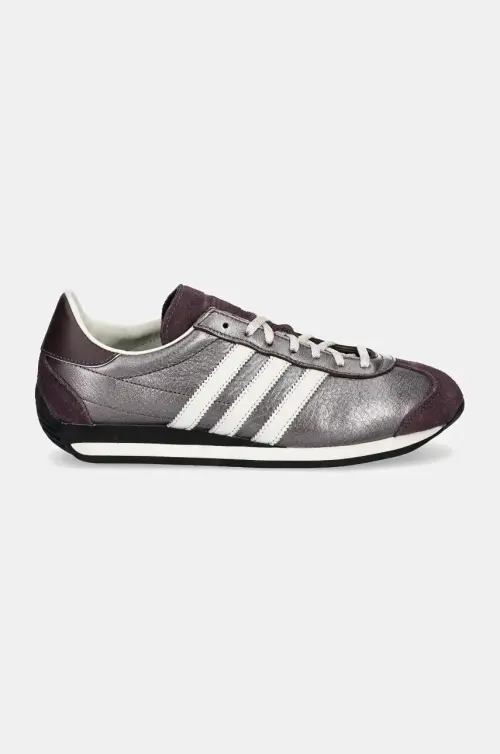 Кожаные кроссовки adidas Originals Country OG W цвет фиолетовый JH6338
