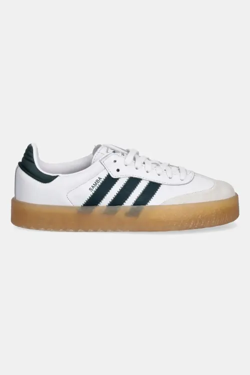 Кожаные кроссовки adidas Originals Sambae цвет белый JQ0983