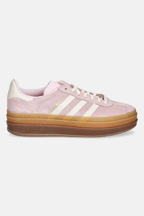Кроссовки adidas Originals Gazelle Bold женские цвет розовый JQ7777