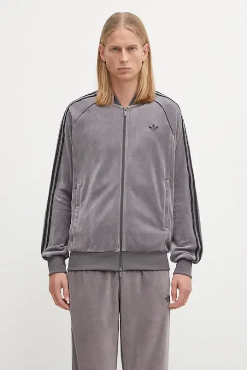 Кофта из велюра adidas Originals Sst Tt