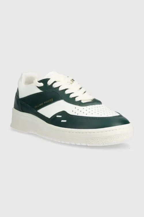 Кожаные кроссовки Filling Pieces Ace Spin цвет зелёный 70033491019